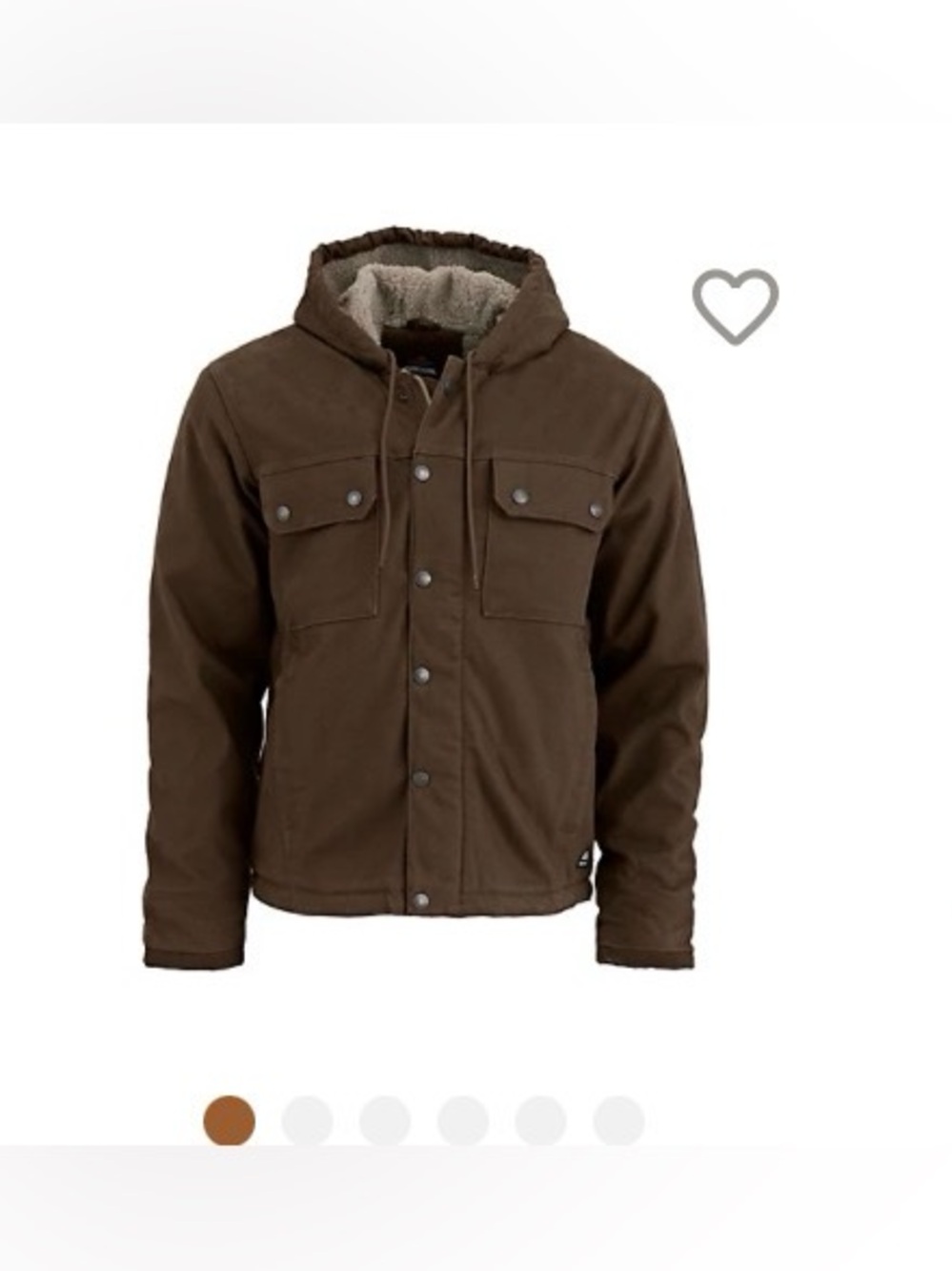 Ridgecut Toughwear Sherpa lined hooded jacket